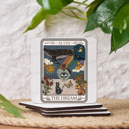 Purplehecate The Dream Tarot Coaster