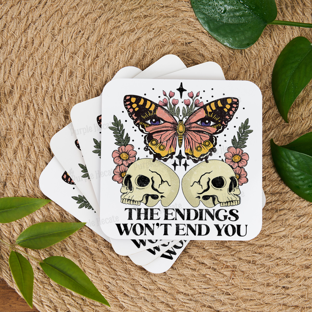 Purplehecate The Endings Won't End You Coaster