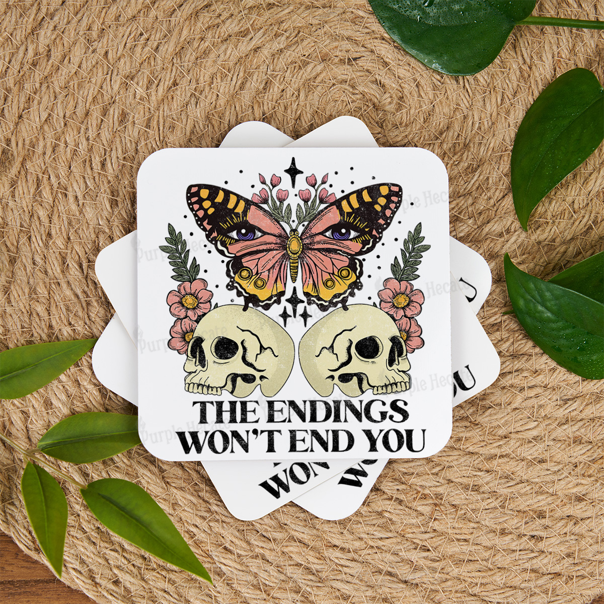 Purplehecate The Endings Won't End You Coaster