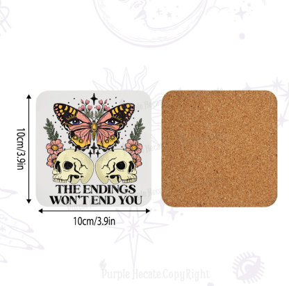Purplehecate The Endings Won't End You Coaster