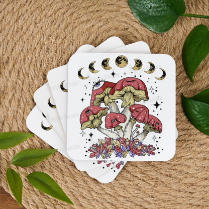 Purplehecate Magic Mushroom Coaster