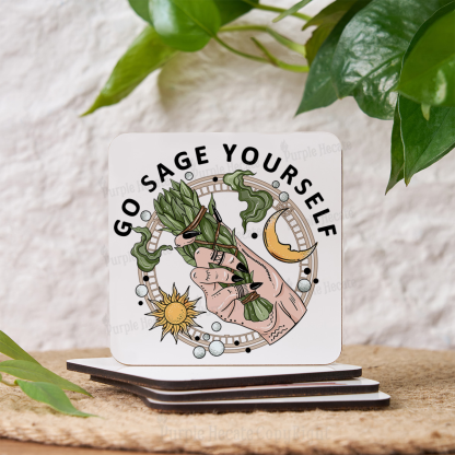 Purplehecate Go Sage Yourself Coaster