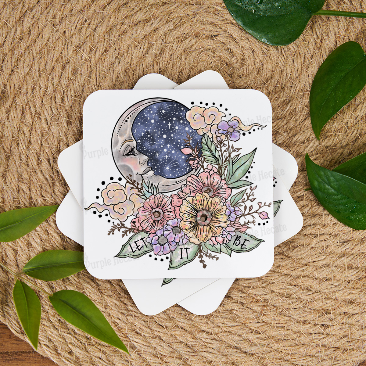 Purplehecate Let It Be Coaster