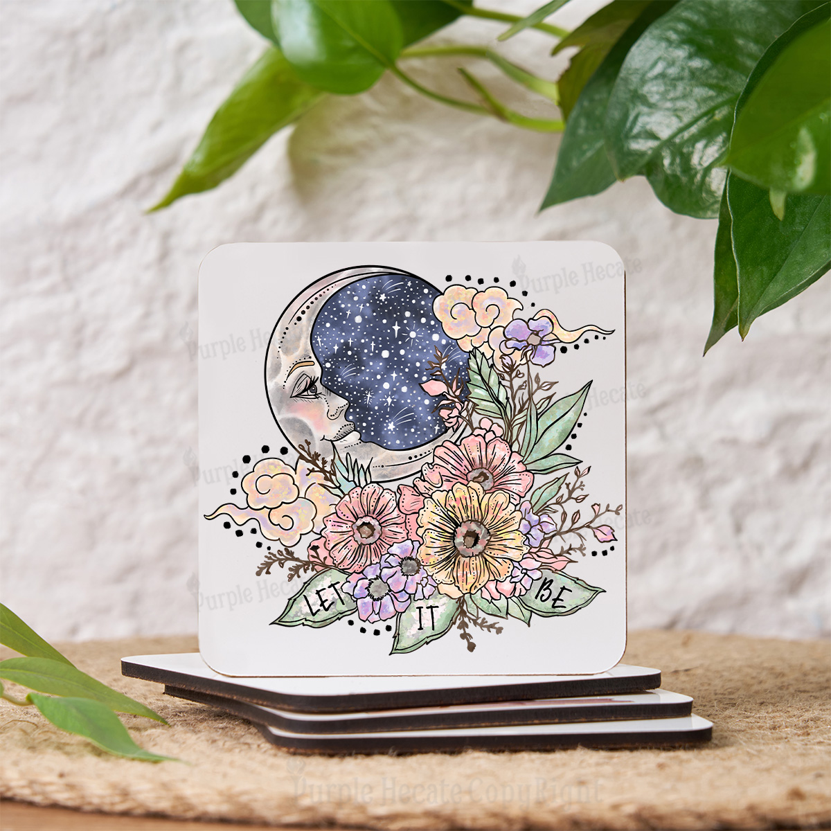 Purplehecate Let It Be Coaster