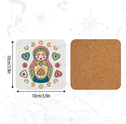 Purplehecate Nesting Doll Coaster