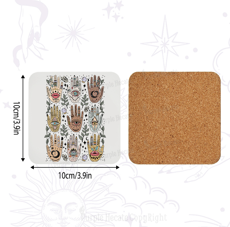 Purplehecate Helping Hands Coaster