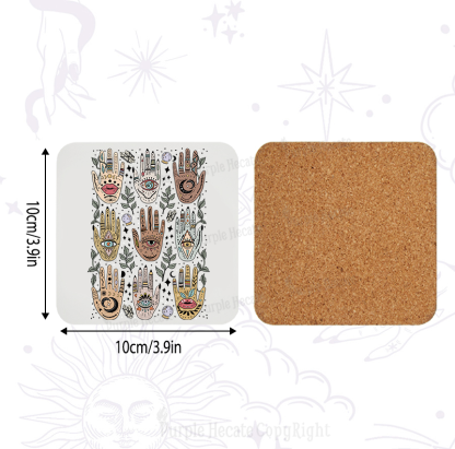 Purplehecate Helping Hands Coaster