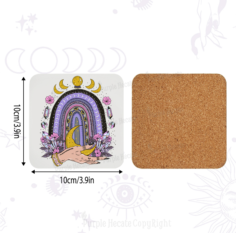 Purplehecate Magic Rainbow Coaster