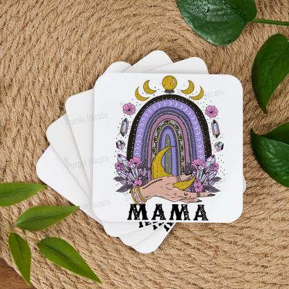 Purplehecate Gothic Mama Rainbow Coaster