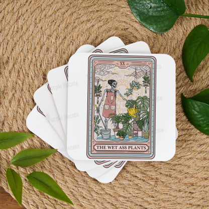 Purplehecate The Wet Ass Tarot Coaster