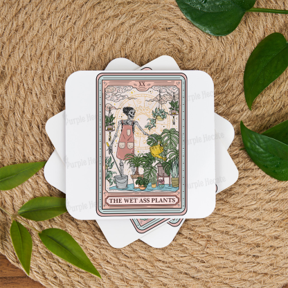 Purplehecate The Wet Ass Tarot Coaster