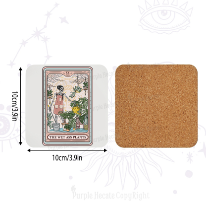 Purplehecate The Wet Ass Tarot Coaster
