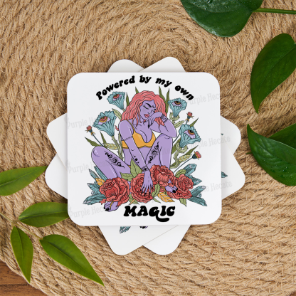 Purplehecate Powered By My Own Magic Coaster