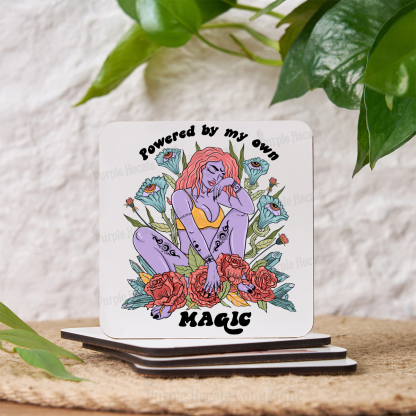 Purplehecate Powered By My Own Magic Coaster