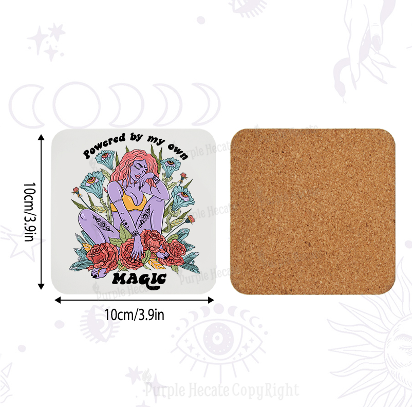 Purplehecate Powered By My Own Magic Coaster