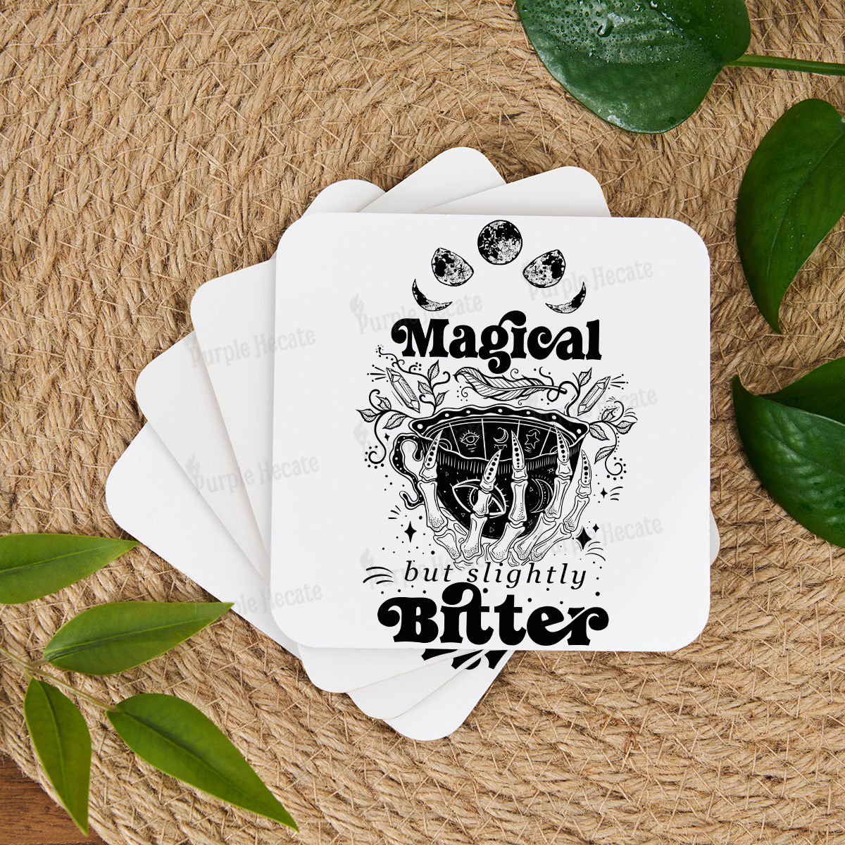 Purplehecate Magical But Slightly Bitter Coaster