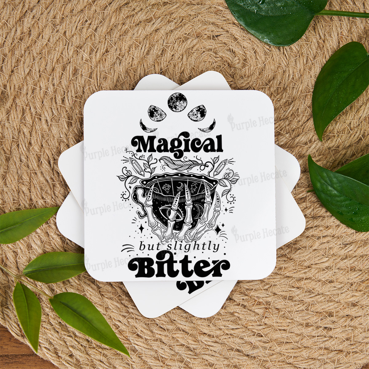 Purplehecate Magical But Slightly Bitter Coaster