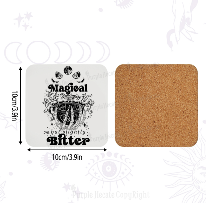 Purplehecate Magical But Slightly Bitter Coaster