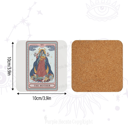 Purplehecate The Mother Tarot Coaster