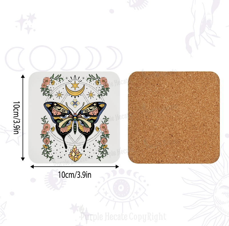 Purplehecate I Am Opening Coaster