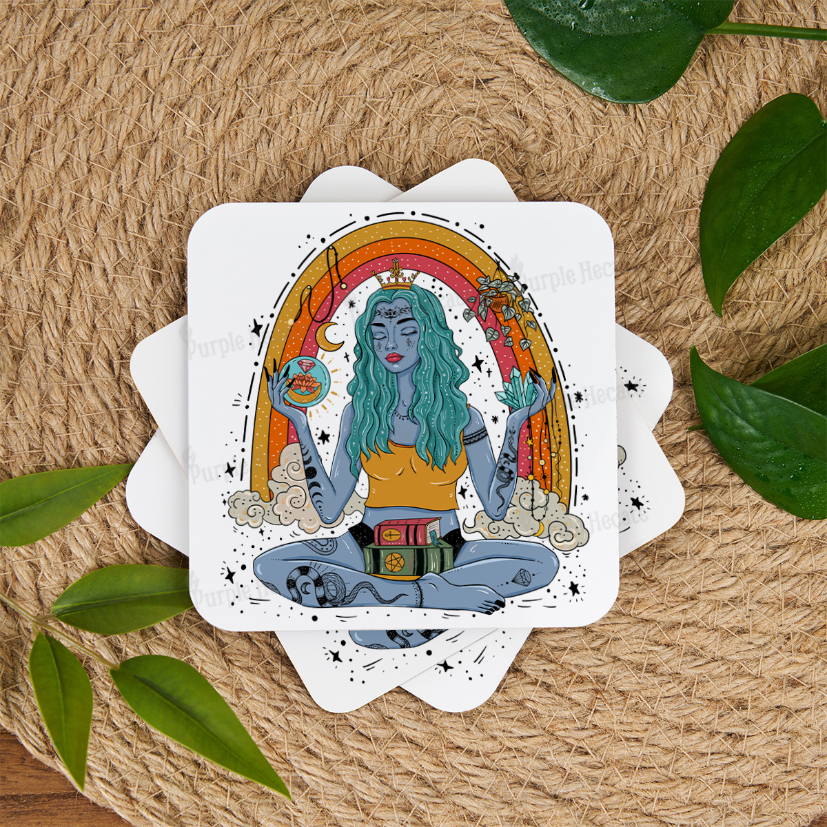 Purplehecate I'm The Queen Of All My Dreams Coaster