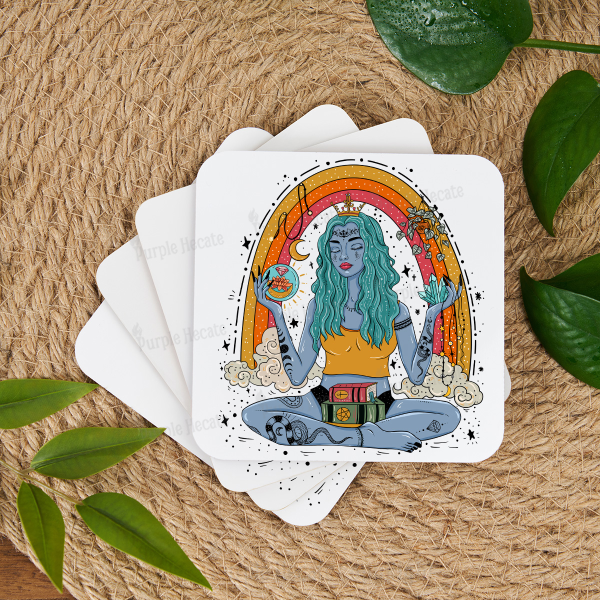 Purplehecate I'm The Queen Of All My Dreams Coaster