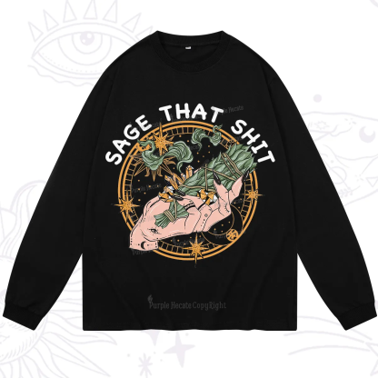 Purplehecate Smudge That Shit Long Sleeve T-Shirt