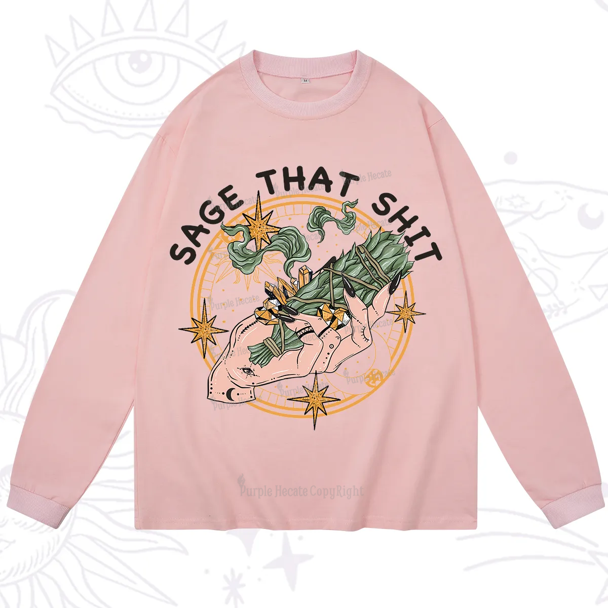 Purplehecate Smudge That Shit Long Sleeve T-Shirt