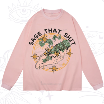 Purplehecate Smudge That Shit Long Sleeve T-Shirt