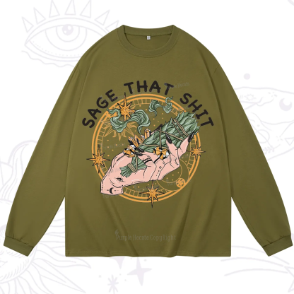 Purplehecate Smudge That Shit Long Sleeve T-Shirt