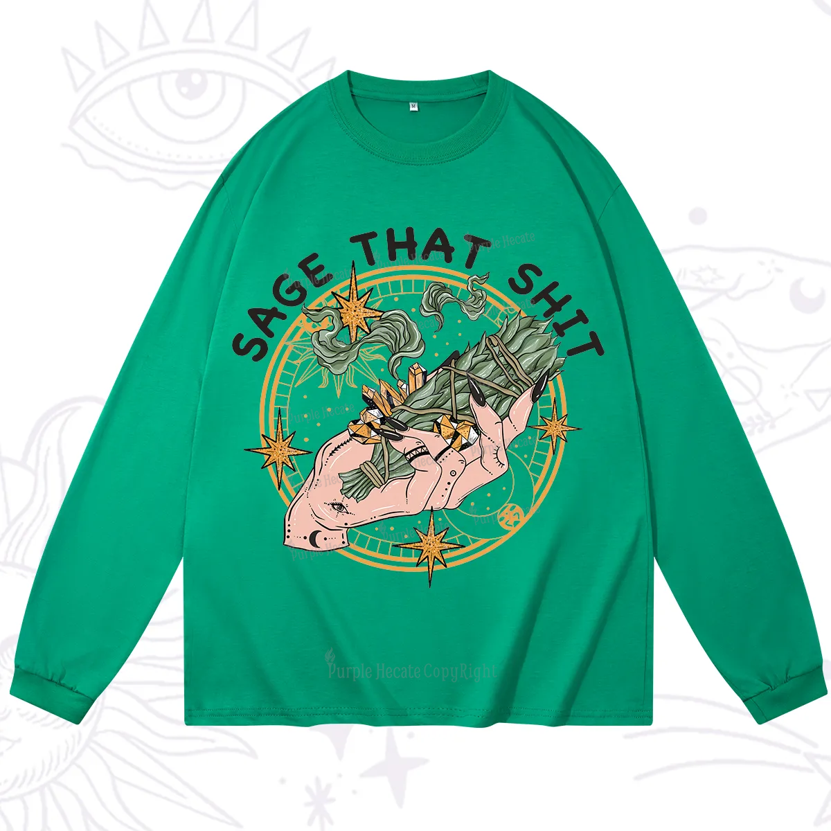 Purplehecate Smudge That Shit Long Sleeve T-Shirt