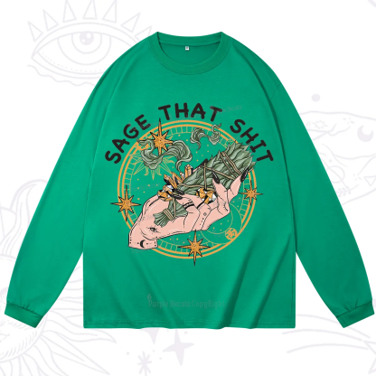 Purplehecate Smudge That Shit Long Sleeve T-Shirt