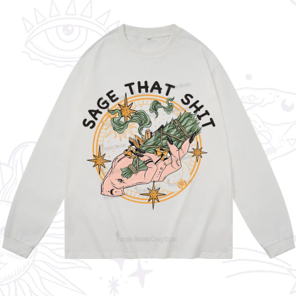 Purplehecate Smudge That Shit Long Sleeve T-Shirt