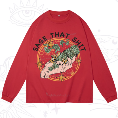 Purplehecate Smudge That Shit Long Sleeve T-Shirt