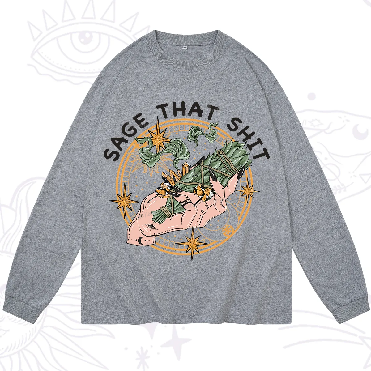 Purplehecate Smudge That Shit Long Sleeve T-Shirt