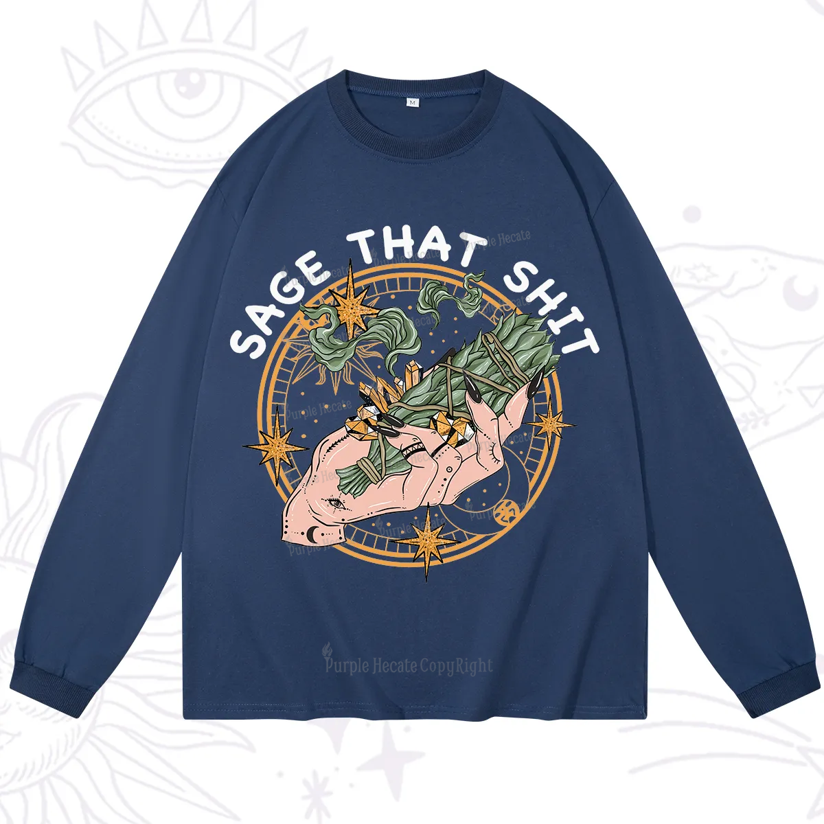 Purplehecate Smudge That Shit Long Sleeve T-Shirt