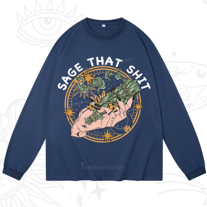 Purplehecate Smudge That Shit Long Sleeve T-Shirt