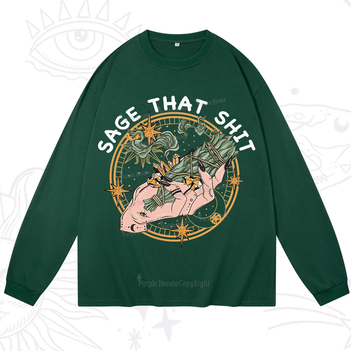 Purplehecate Smudge That Shit Long Sleeve T-Shirt