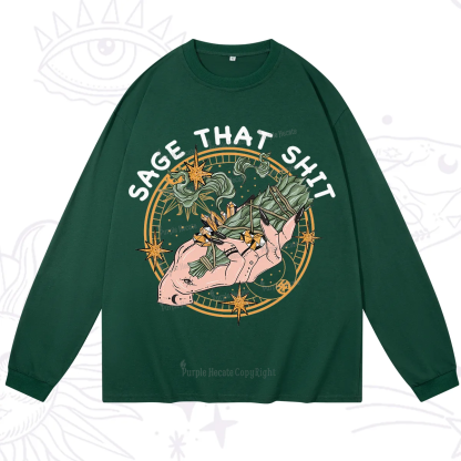 Purplehecate Smudge That Shit Long Sleeve T-Shirt