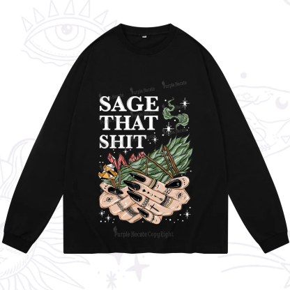 Purplehecate Smudge That Shit Long Sleeve T-Shirt