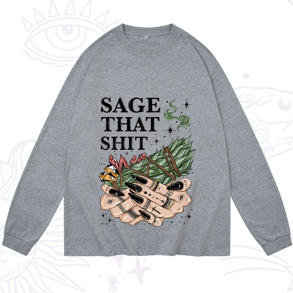 Purplehecate Smudge That Shit Long Sleeve T-Shirt