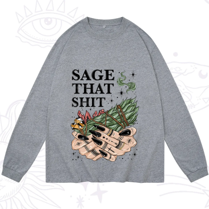 Purplehecate Smudge That Shit Long Sleeve T-Shirt