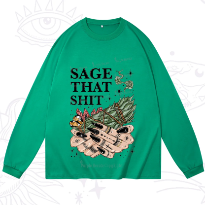 Purplehecate Smudge That Shit Long Sleeve T-Shirt