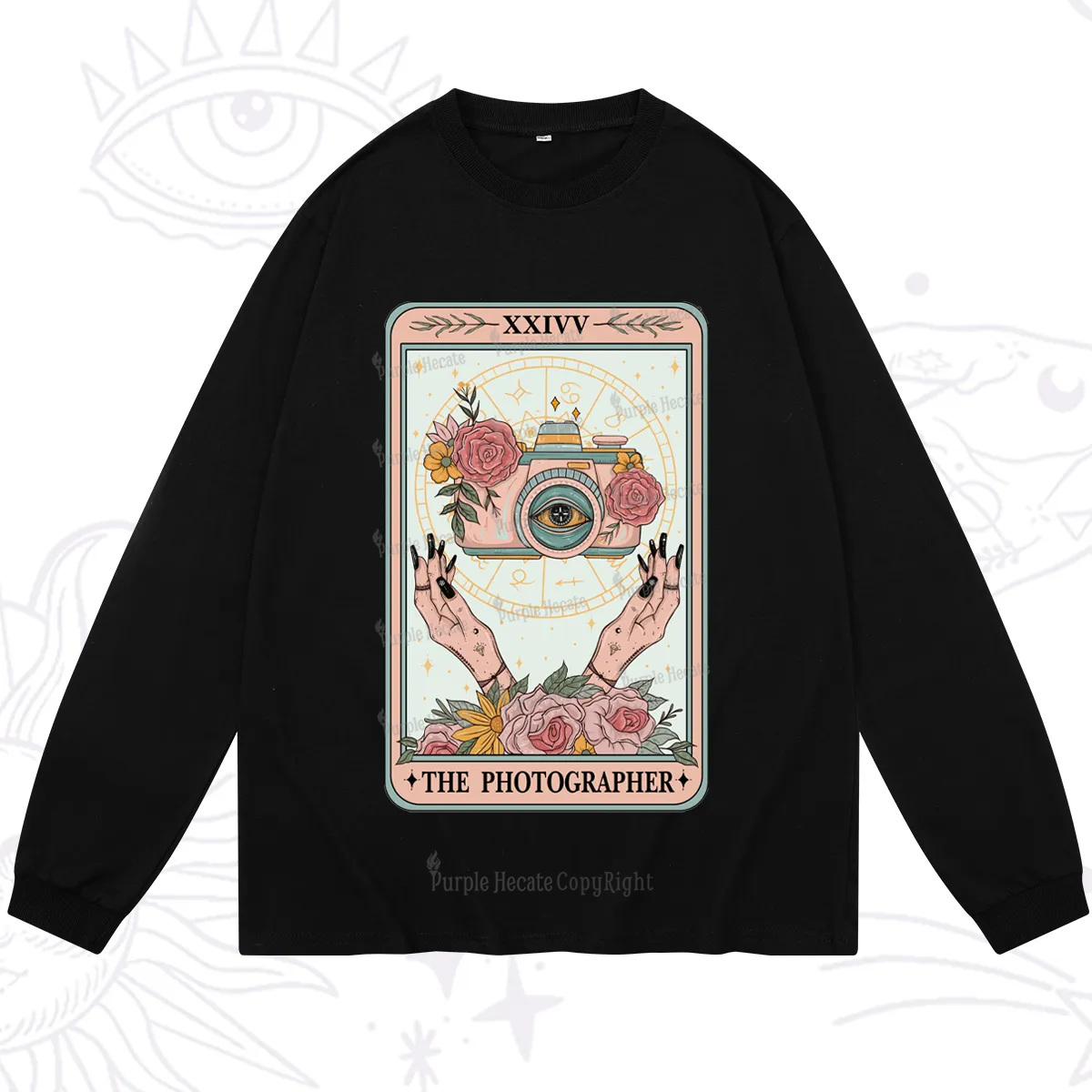 Purplehecate The Photographter Tarot Long Sleeve T-Shirt