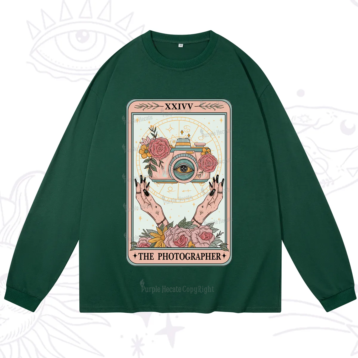 Purplehecate The Photographter Tarot Long Sleeve T-Shirt