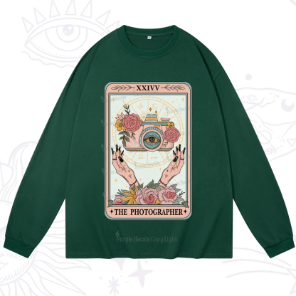 Purplehecate The Photographter Tarot Long Sleeve T-Shirt
