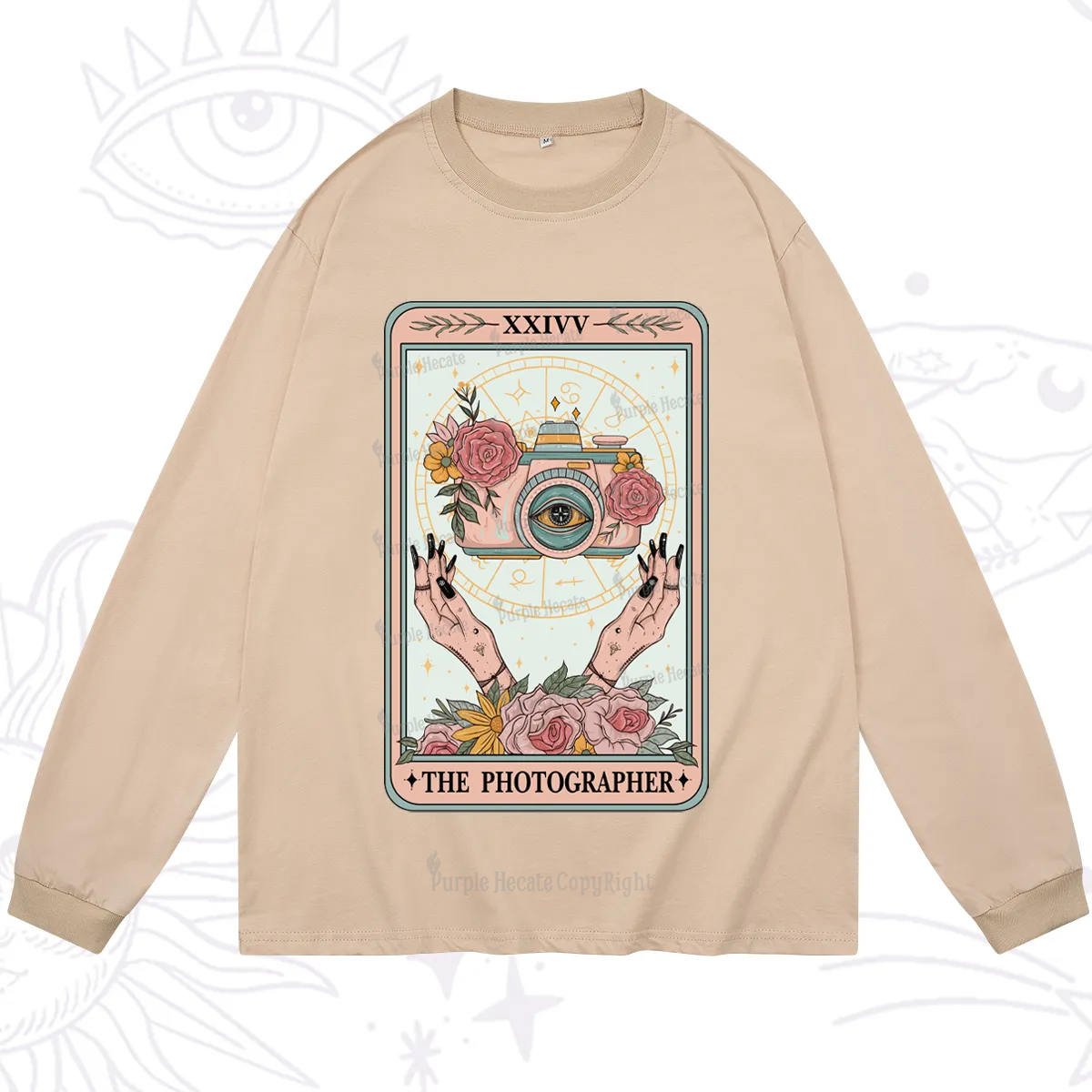 Purplehecate The Photographter Tarot Long Sleeve T-Shirt