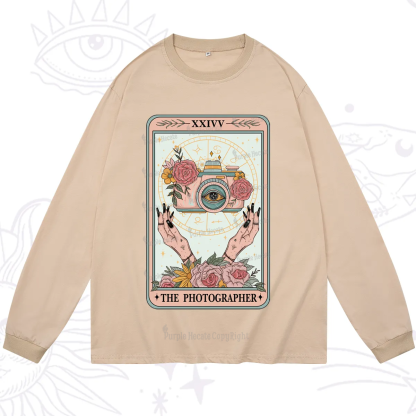 Purplehecate The Photographter Tarot Long Sleeve T-Shirt