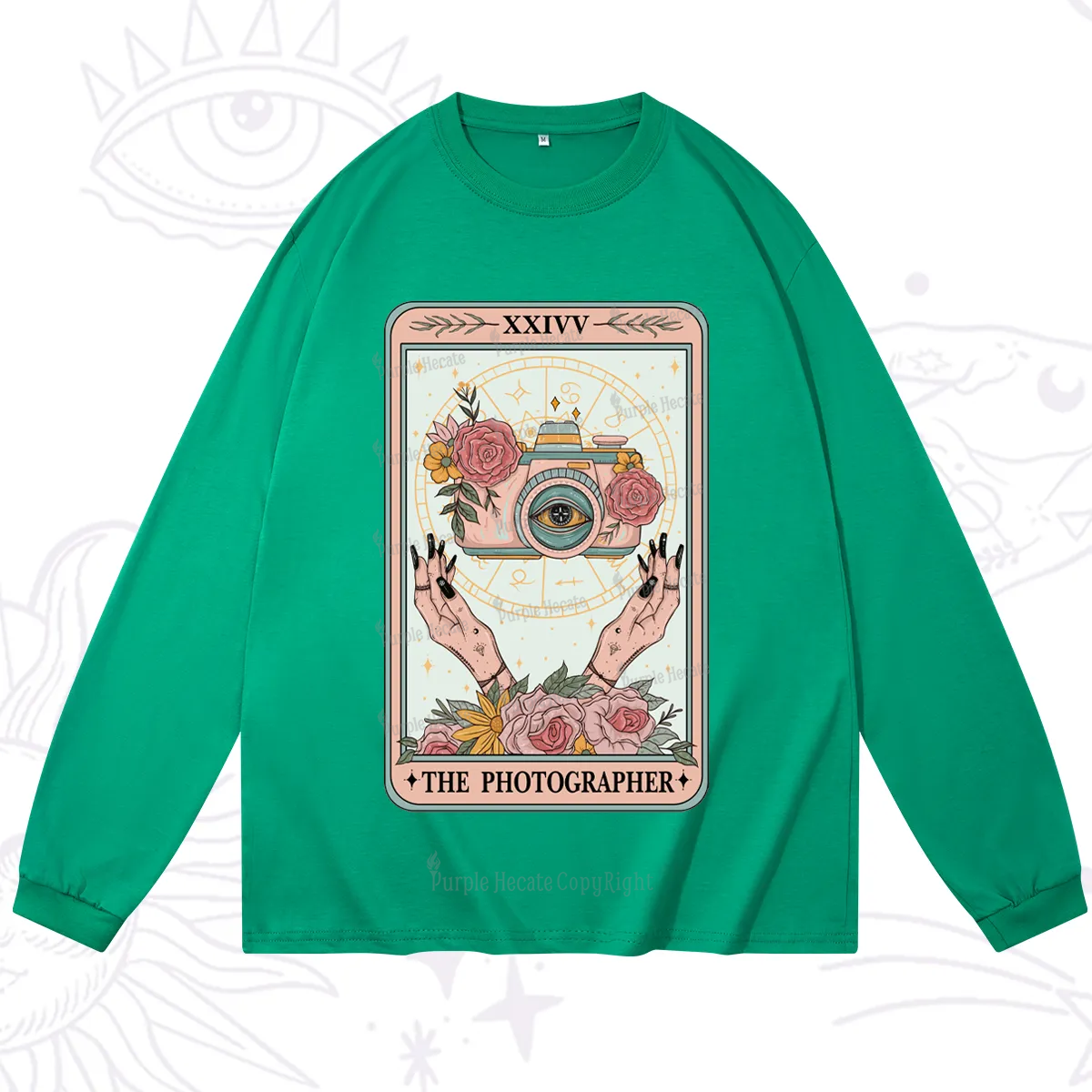 Purplehecate The Photographter Tarot Long Sleeve T-Shirt