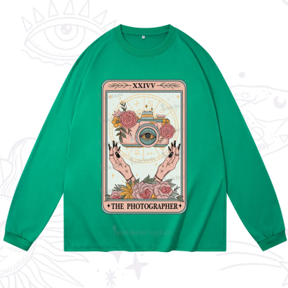 Purplehecate The Photographter Tarot Long Sleeve T-Shirt